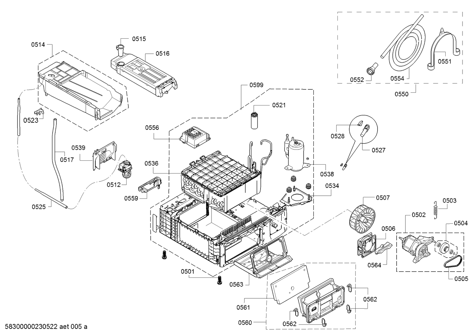 Genuine connection for Bosch Dryers Suits: WQA655A00W WQB245CBSN ...