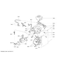 Genuine outlet set for Bosch Coffee Machines Suits: TKN68E750B Spare Part No: 00425993