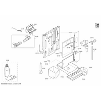 Genuine knob-selecting for Bosch Coffee Machines Suits: TES70621RW TES71121RW TES71129RW TES71151DE TES71159DE Spare Part No: 00616496