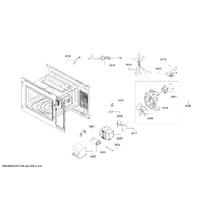 Genuine diode for Bosch Microwaves Suits: BEL520MS0B BEL520MS0K BEL550MS0I BEL553MB0I BEL553MS0B Spare Part No: 00625692