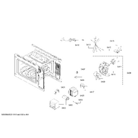 Genuine diode for Bosch Microwaves Suits: BEL553MS0I BEL554MB0I BEL554MS0A BEL554MS0B BEL554MS0K Spare Part No: 00625692