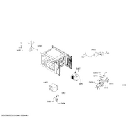 Genuine capacitor plastic/foil for Bosch Microwaves Suits: FEL053MS1M FEL053MS2A FEM513MW0 FEM553MB0U FFL020MS2B Spare Part No: 00631397