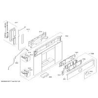 Genuine hinge for Bosch Coffee Machines Suits: CTL636ES6W CTL836EC6 Spare Part No: 00634835