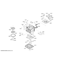 Genuine cover for Bosch Microwaves Suits: CMA585MS0B Spare Part No: 00648795