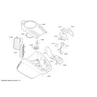 Genuine cover for Bosch Vacuum Cleaners Suits: BGS52530 BGS5SIL2GB BGS5SILGB BGS5ZOOM1 Spare Part No: 00657403