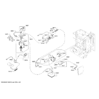 Genuine damper for Bosch Coffee Machines Suits: TES50358DE TES503F1DE TES503M1DE TES50621RW TES50628RW Spare Part No: 00658964