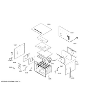 Genuine strip for Bosch Microwaves Suits: HMT35M653 HMT35M653A HMT35M653B Spare Part No: 00743888