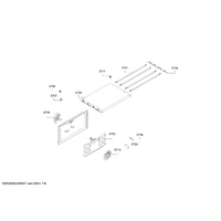 Genuine heating element for Bosch Microwaves Suits: CPA565GS0 CPA565GS0B CPA565GS0W Spare Part No: 00751207