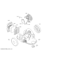 Genuine cable reel for Bosch Vacuum Cleaners Suits: BGS4220AU BGS4SILAU BGS4SILTAU Spare Part No: 00754046