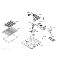 Genuine switches group for Bosch Microwaves Suits: CFA634GS1B COA565GS0 COA565GS0A COA565GS0I CPA565GS0 Spare Part No: 00754697