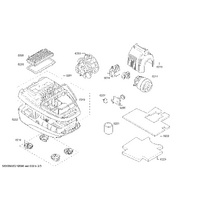 Genuine insulating plate for Bosch Vacuum Cleaners Suits: BGL8SIL59T BGL8SILM1 BGL8ZOO BGL8ZOOAU Spare Part No: 00754737