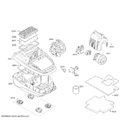 Genuine insulating plate for Bosch Vacuum Cleaners Suits: BGB8A32W BGL72234AU BGL81030 BGL8310 BGL8330S Spare Part No: 00754737