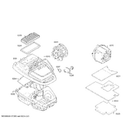 Genuine insulating plate for Bosch Vacuum Cleaners Suits: BGL8SIL59A BGL8SIL59B BGL8SIL59D BGL8SIL59M BGL8SIL59S Spare Part No: 00754737