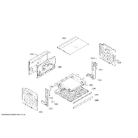 Genuine cover for Bosch Microwaves Suits: CMG8760S1 CMG8764B6 CMG8764S1 CMG8764S6 Spare Part No: 00771951