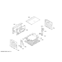 Genuine cover for Bosch Microwaves Suits: CMG633BB1 CMG633BB1B CMG633BS1 CMG633BS1B CMG633BS2 Spare Part No: 00771951