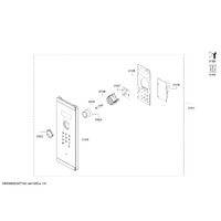 Genuine display for Bosch Microwaves Suits: BFL524MS0 BFL524MS0B BFL524MS0M BFL554MS0B Spare Part No: 10006102