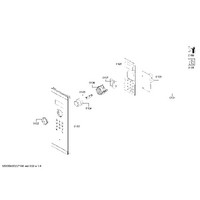 Genuine display for Bosch Microwaves Suits: BEL524MS0W BEL554MS0 BEL554MS0A BEL554MS0B BEL554MS0K Spare Part No: 10006102