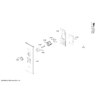 Genuine display for Bosch Microwaves Suits: BEL554MS0M BEL554MS0T BEL554MS0U BEL554MS0V BEL554MW0W Spare Part No: 10006102