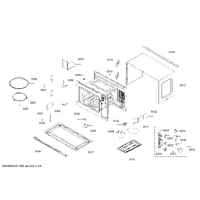 Genuine drive coupling for Bosch Microwaves Suits: BFL554MS0B Spare Part No: 10023037