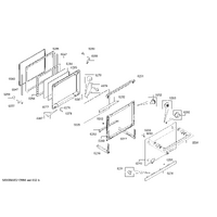 Genuine decor plate for Bosch Microwaves Suits: CMG633BS2 CMG676BS2 HMG636NS1I HMG636RS1C HMG676ES1S Spare Part No: 11002832