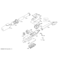 Genuine case-bottom for Bosch Vacuum Cleaners Suits: BCH65RT25 BCH65TRPGB BCH6A25KCN BCH6AT25AU BCH6AT25JP Spare Part No: 11026793