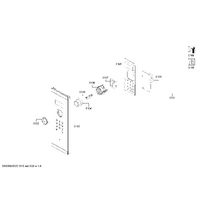 Genuine panel-facia for Bosch Microwaves Suits: BEL554MS0V Spare Part No: 11046424