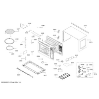 Genuine turntable for Bosch Microwaves Suits: BEL550MS0I BEL553MB0I BEL553MS0B BEL553MS0I BEL554MB0I Spare Part No: 11049481