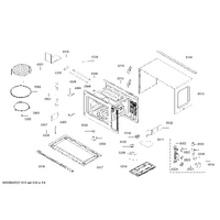 Genuine turntable for Bosch Microwaves Suits: BEL554MS0 BEL554MS0A BEL554MS0B BEL554MS0K BEL554MS0M Spare Part No: 11049481