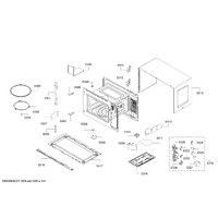 Genuine turntable for Bosch Microwaves Suits: BFL553MS0A BFL553MS0B BFL553MS0I BFL553MW0B BFL554MB0B Spare Part No: 11049481