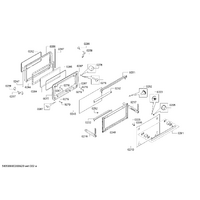 Genuine door hinge for Bosch Microwaves Suits: CMG633BS1B CMG633BS1M CMG633BS2 CMG633BW1 CMG636BB1 Spare Part No: 12028515