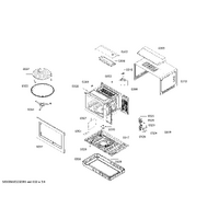 Genuine grill heating element for Bosch Microwaves Suits: BEL653MB3 BEL653MB3A BEL653MS3 BEL653MS3M BEL653MW3 Spare Part No: 12037530