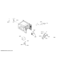 Genuine transformer-high voltage for Bosch Microwaves Suits: FEL053MS1M FEL053MS2A FFL020MS2B FFL023MS2B FFL023MW0B Spare Part No: 12037703