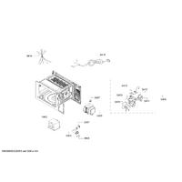 Genuine transformer-high voltage for Bosch Microwaves Suits: BEL653MB3A BEL653MS3M BFL523MS3B FEL020MS2B FEL023MS2B Spare Part No: 12037703