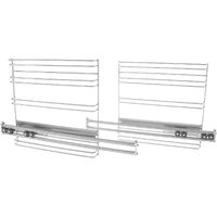 Genuine Telescoping Extension Rails 1-Fold for BOSCH Built-in Oven w/ Integr. Microwave - Suits HMG67 Series, Part No. 17000167