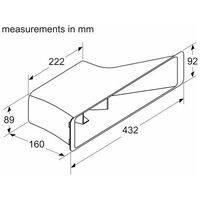 Genuine BOSCH 17004803 Basic Kit (Partly-)Ducted Recirculation for HEZ9V Series