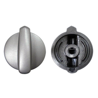 Genuine Knob Silver Finish Electric For Chef Spare Part No: 305470109