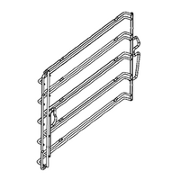 Genuine Rack Shelf Right Hand Steam For Chef Spare Part No: 3878559016