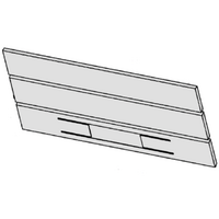 Genuine Panel Assembly Upper Control Slider High Grade Stainless Steel For Chef Spare Part No: 4055110433