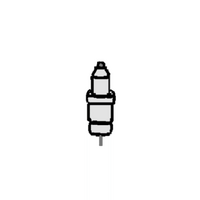 Genuine Spark Plug Ignition And Lead 500mm For Chef Spare Part No: 002012