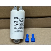 Capacitor 5 uf 450v 2wires & Nut For Chef CS601S RS60030TA  WRG950CGS CG950CGS