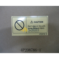 Genuine Label for Daikin Part No 4011522