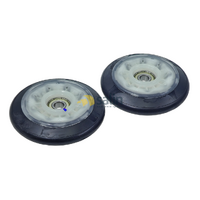 PN: AGM75510754 GENUINE LG DRYER ROLLERS PKT 2 75MM | (RH10V9JV2W.BBLREAP)