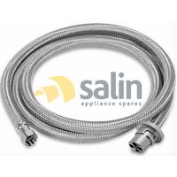 Bayonet Gas Hose - 10mm Stainless Steel, 3/8" BSP FF x Male Bayonet, 2000mm