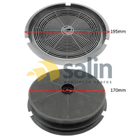 2 PACK ELECTROLUX WESTINGHOUSE R/HOOD ARCFD ULX251   CARBON CHARCOAL FILTER