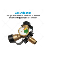 DUAL POL GAS OUTLET LPG DOUBLE ADAPTER POL26 ADAPTOR - Y CONFIGURATION