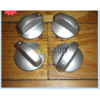 4 X ELECTROLUX WESTINGHOUSE  KNOB STAINLESS STEEL LOOK CGN475S  GON474S GON476S,