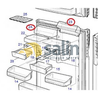 for WESTINGHOUSE DAIRY DOOR KIT RH/ LH PART # 1441790K 1456542