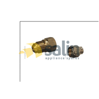 LPG AIR CONDITIONER FEMALE FLARE UNION FITTING SAE | 16F-0404 UNION 1/4 M FLARE x 1/4 F FLARE