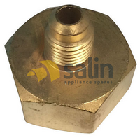 GAS TANK CYLINDER FLARE BRASS ADAPTER | 5/16" MALE TO  3/4" R410A