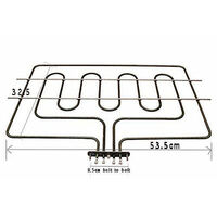 GENUINE BAUMATIC TOP DUAL GRILL ELEMENT 1170000756 BA700, BA896SS 806890438